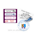 Custom Iron on name garment identity personalised printed tags